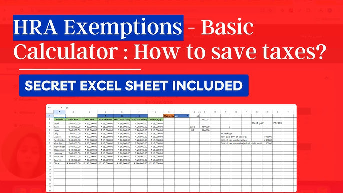 HRA Tax Calculation